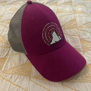 Patagonia Purple and Gray Trucker Hat